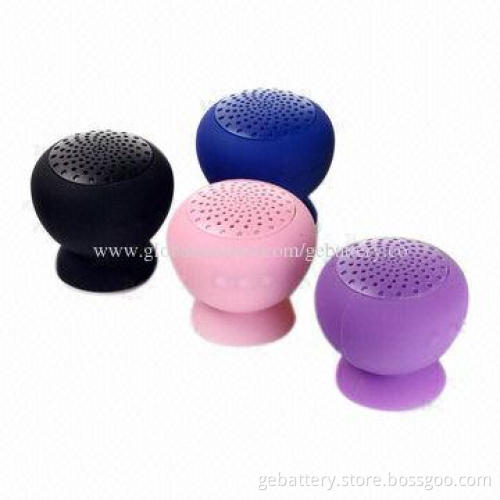 Mini portable Bluetooth speaker with waterproof suction